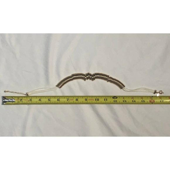 Ann Taylor LOFT Gold and White Necklace - Picture 5 of 5